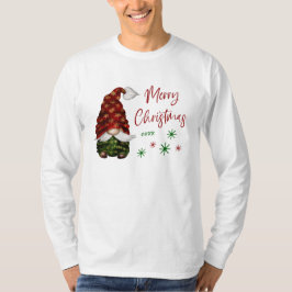 Frohe Weihnachten Rustikales Land Gnome Spaß Urlau T-Shirt