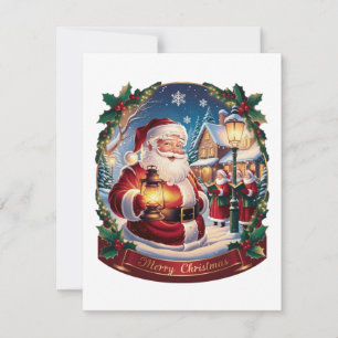 Frohe Weihnachten, saisonale Grüße Feiertagskarte