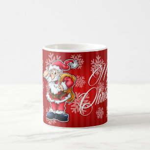 Frohe Weihnachten Sankt-Tasse Tasse