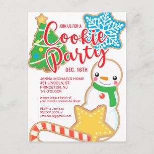 Frohe Weihnachten Santa Claus Cookie Exchange