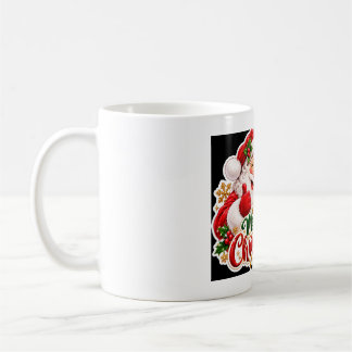 Frohe Weihnachten Santa Claus Feiertags-Kaffeetass Kaffeetasse