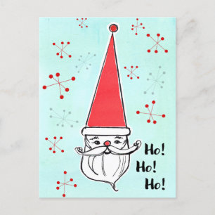 Frohe Weihnachten Santa Claus Ho Ho Ho Schneeflock