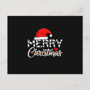 Frohe Weihnachten Santa Claus Lustige Familie Begleitkarte