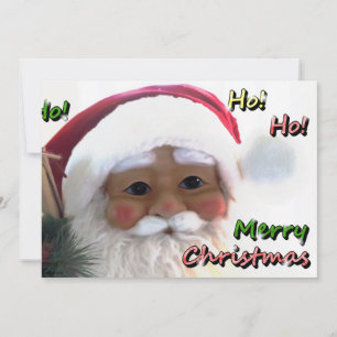 Frohe Weihnachten Santa Clause Einladung