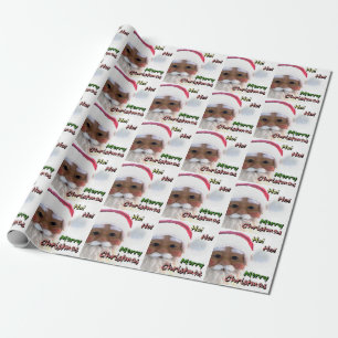 Frohe Weihnachten Santa Clause Geschenkpapier