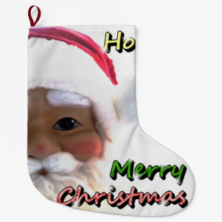 Frohe Weihnachten Santa Clause Großer Weihnachtsstrumpf