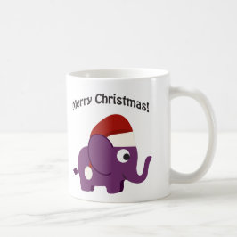 Frohe Weihnachten! Santa Elephant Tasse