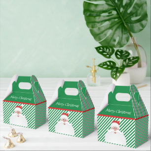 Frohe Weihnachten Santa Gable Gefallen Box Geschenkschachtel
