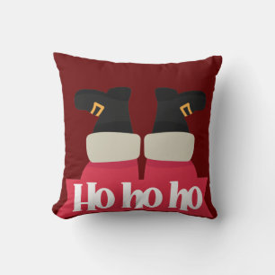 Frohe Weihnachten Santa Ho Ho Ho Kissen