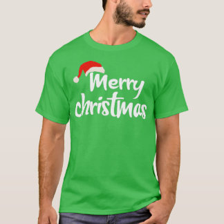 Frohe Weihnachten Santa Hut 2 T-Shirt