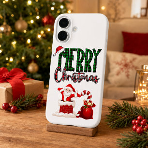 Frohe Weihnachten Santa iPhone 16 Hülle
