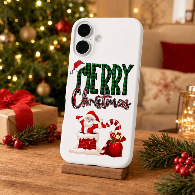 Frohe Weihnachten Santa iPhone 16 Hülle (Von Creator hochgeladen)