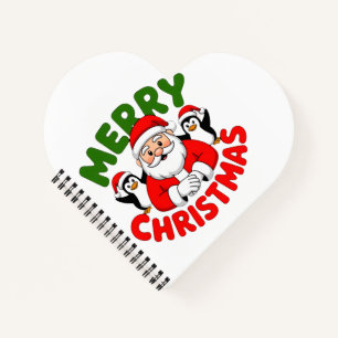 Frohe Weihnachten Santa Notizbuch