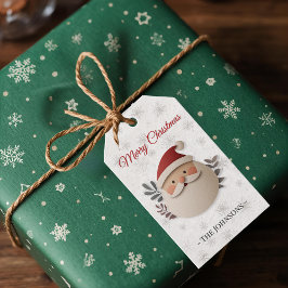 Frohe Weihnachten Santa – Personalisiertes Weihnac Geschenkanhänger