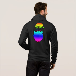 Frohe Weihnachten Santa Rainbow Hoodie