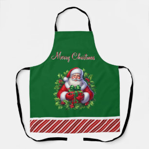 Frohe Weihnachten Santa Schürze