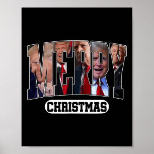 Frohe Weihnachten Santa Trump frohe Trumpmas Pajam Poster