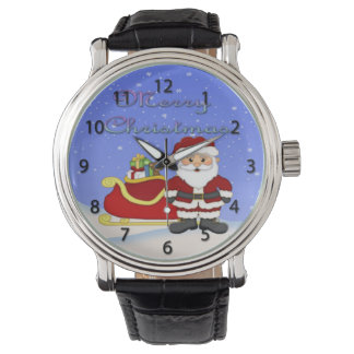 Frohe Weihnachten Santa Watch Armbanduhr