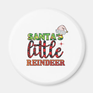 Frohe Weihnachten Santas Little Reindeer Magnet