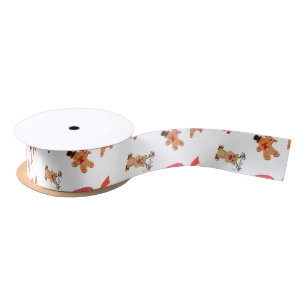 Frohe Weihnachten Satin Ribbon Satinband