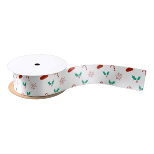 Frohe Weihnachten Satin Ribbon Satinband