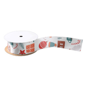 Frohe Weihnachten Satinband