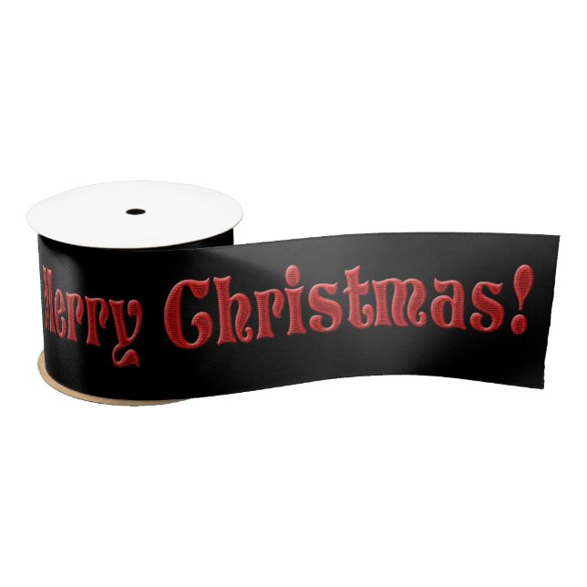 Frohe Weihnachten Satinband (Spule)