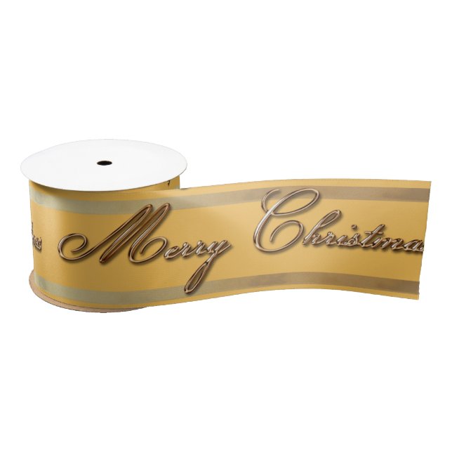 Frohe Weihnachten Satinband (Spule)