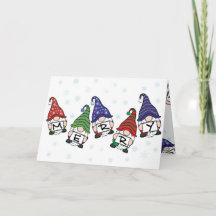 Frohe Weihnachten Scattered Gnomes