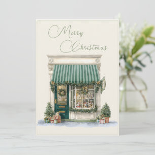 Frohe Weihnachten Schaufenster Vintage Weihnachten