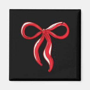 Frohe Weihnachten Schleife Roter Weihnachtsmann Xm Magnet