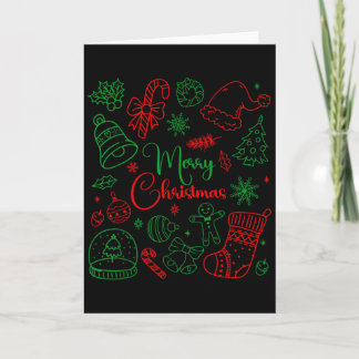Frohe Weihnachten Schleife Santa Weihnachten Coque Karte