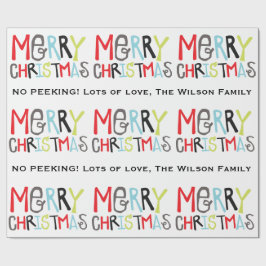 Frohe Weihnachten | Schleifpapier Geschenkpapier