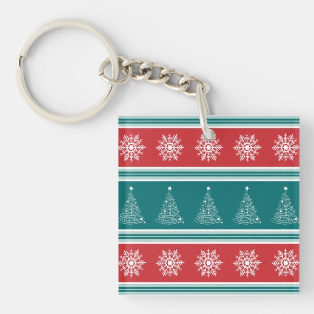 Frohe Weihnachten Schlüsselanhänger (Vorderseite)