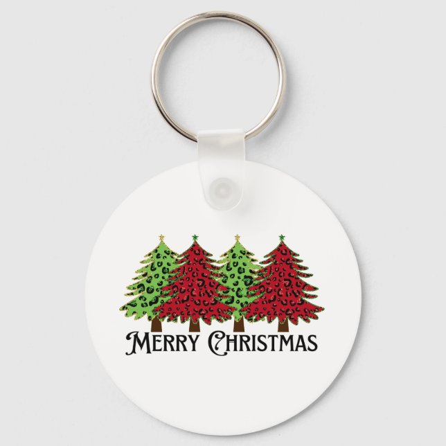 Frohe Weihnachten Schlüsselanhänger (Vorderseite)