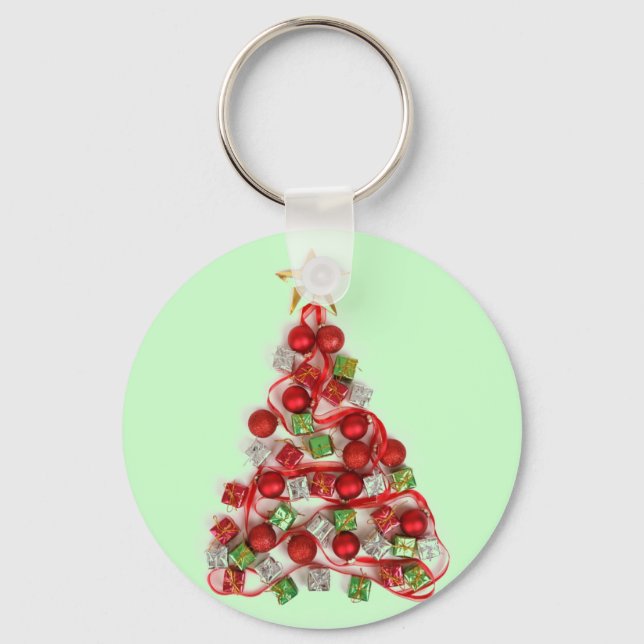 Frohe Weihnachten Schlüsselanhänger (Vorderseite)