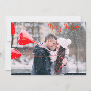 Frohe Weihnachten Schnee-Overlay-Fotovorlage Benut