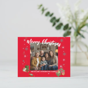 Frohe Weihnachten Schneeflocke Foto Persönliche Fa