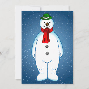 Frohe Weihnachten Schneemann
