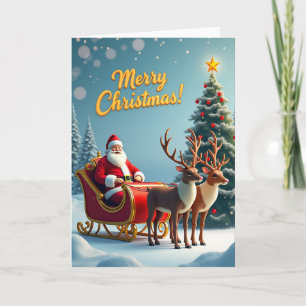 Frohe Weihnachten Schneemann Enkelkarte Karte