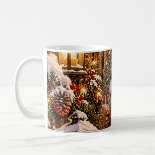 Frohe Weihnachten Schneemann Kaffeetasse