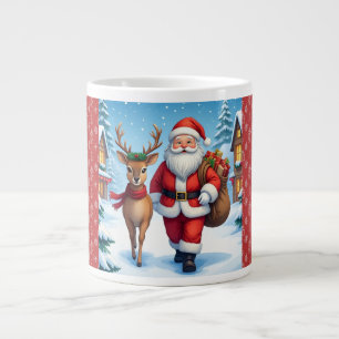 Frohe Weihnachten, Schneeweihnachtswunder Jumbo-Tasse