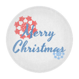 Frohe Weihnachten Schneidebrett