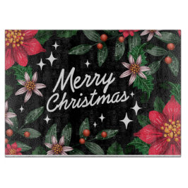 Frohe Weihnachten Schneidebrett