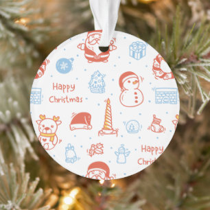 Frohe Weihnachten & schöne Feiertage Winter Person Ornament