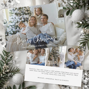Frohe Weihnachten Schrift Elegantes Foto