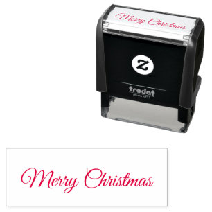 Frohe Weihnachten Schrift Permastempel