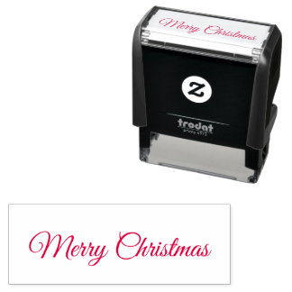 Frohe Weihnachten Schrift  Permastempel