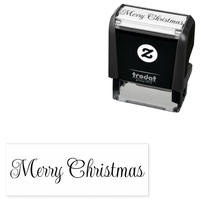 Frohe Weihnachten Schrift Textvorlage Permastempel (Beispiel)