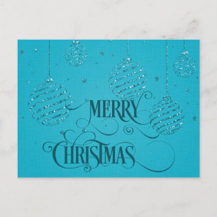 FROHE WEIHNACHTEN Schrift Weihnachten Postkarte